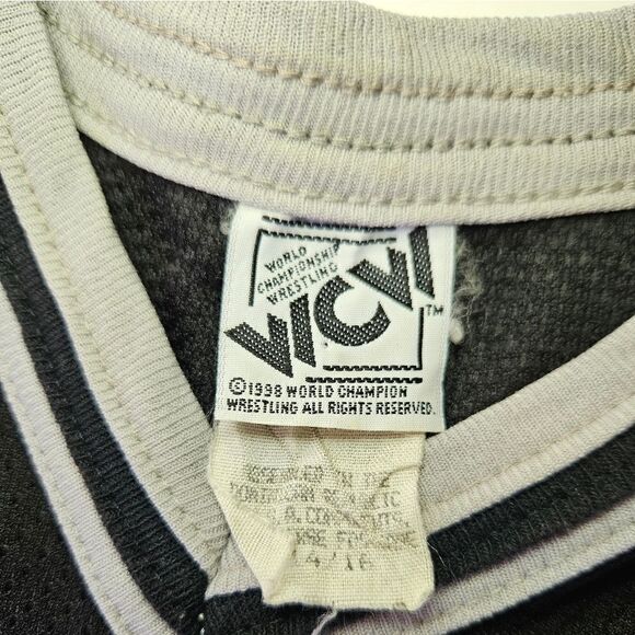 Vintage 1998 WCW Bill Goldberg Who's Next Wrestling Jersey T-Shirt 14/16 Small - Picture 10 of 10